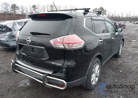 2015 Nissan Rogue Sv from USA, damaged, VIN KNMAT2MV5FP538741